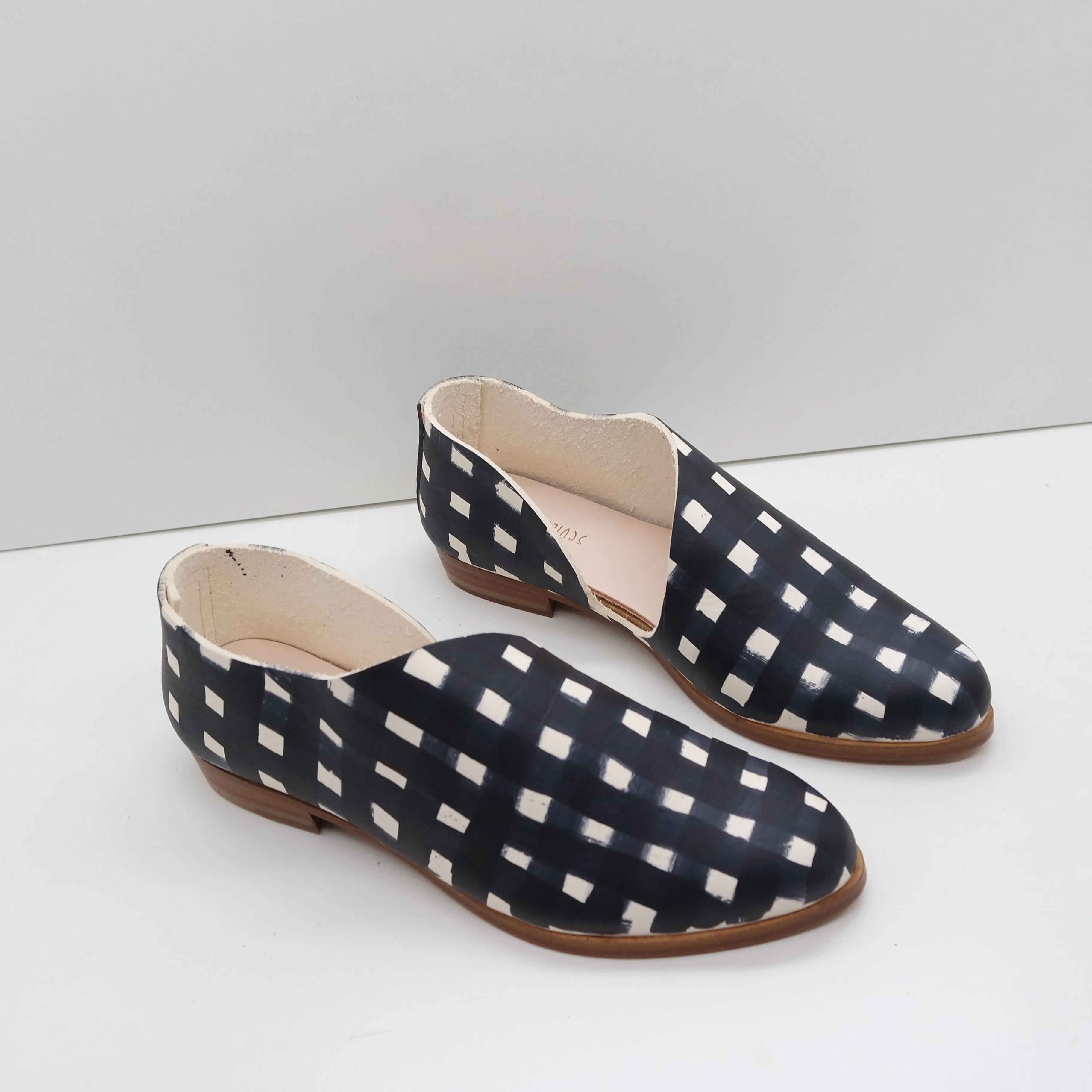 BBF24 SALE. SIZE 37. THE KIM. GINGHAM. TT NORI. 2CM