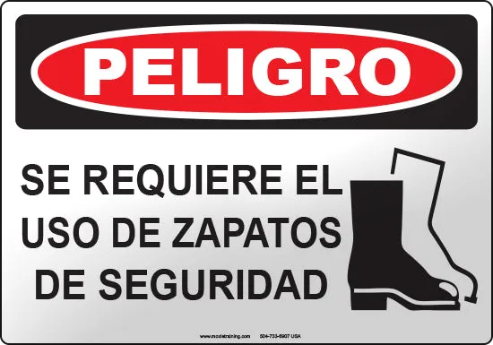 Danger: Safety Shoes Required