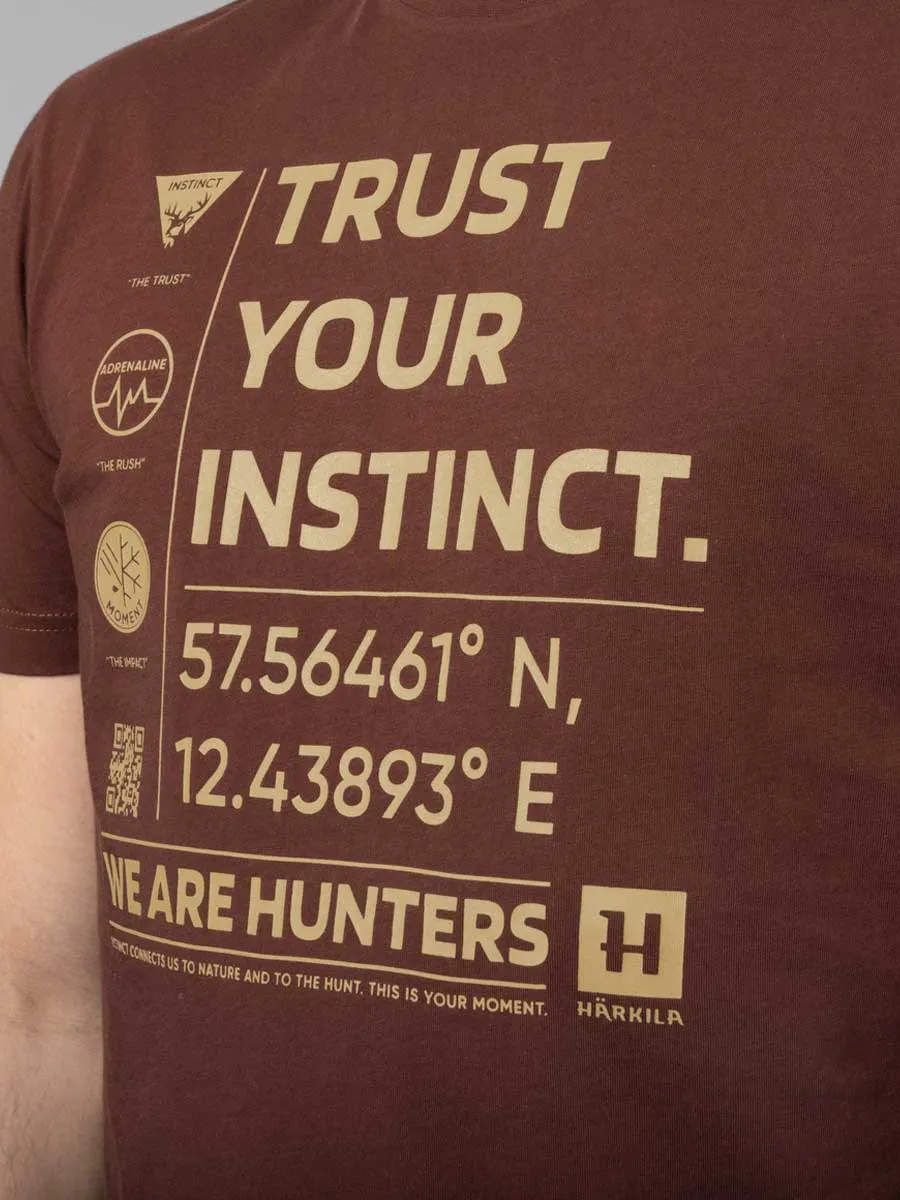 HARKILA Instinct T-shirt - Mens - Burgundy