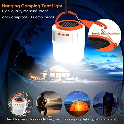 Portable Solar Camping Bluetooth Speaker Lamp