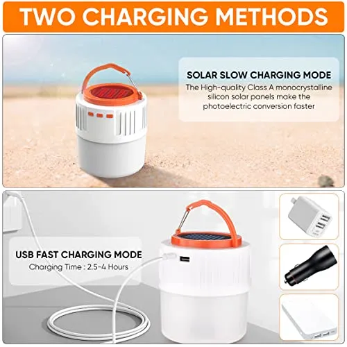 Portable Solar Camping Bluetooth Speaker Lamp