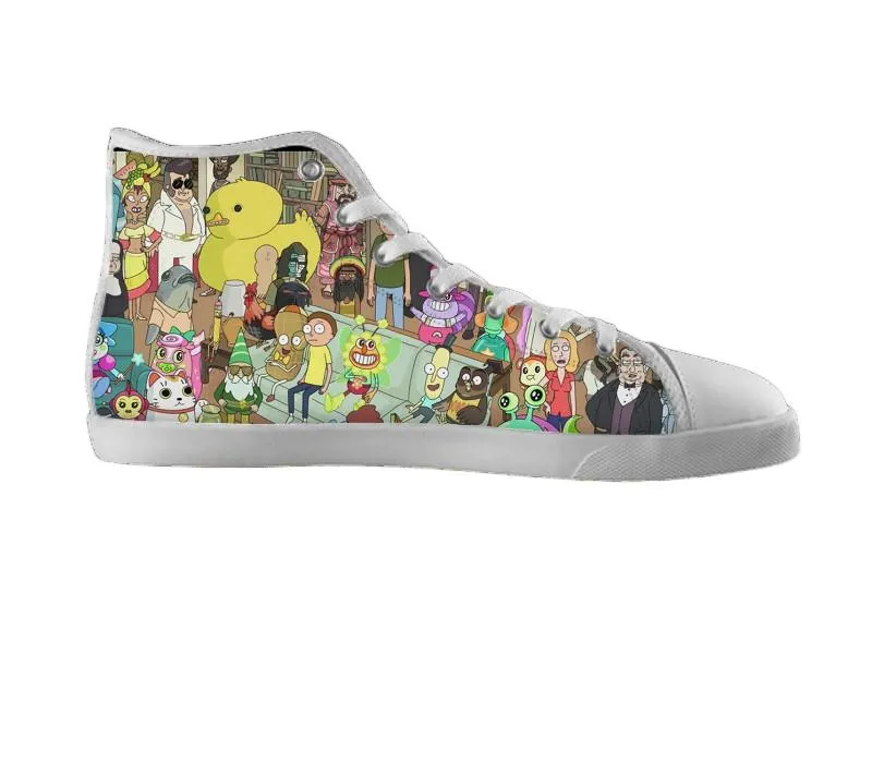 Rick Sanchez & Gang Collage Shoes