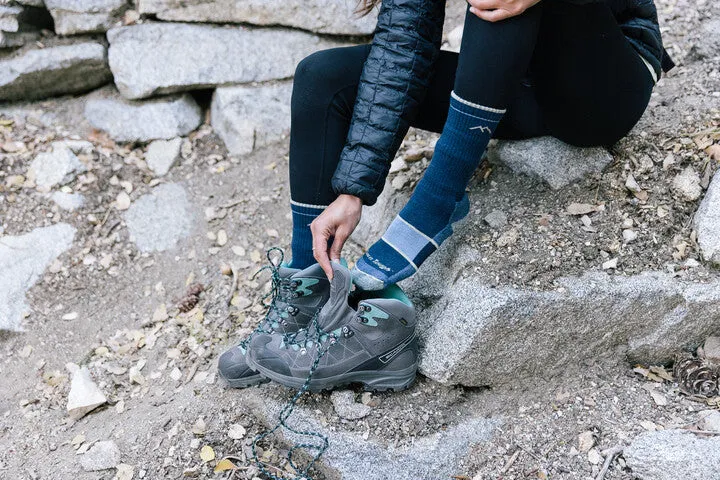 Women's Hiker Boot Midweight Hiking Sock w/ Full Cushion - Eclipse